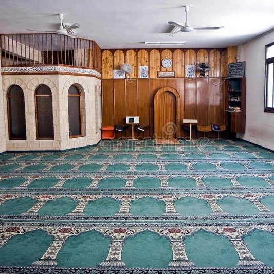 Mosque front view from inside